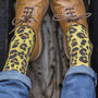 Endangered Leopard Spot Fine Sock, thumbnail 1 of 9