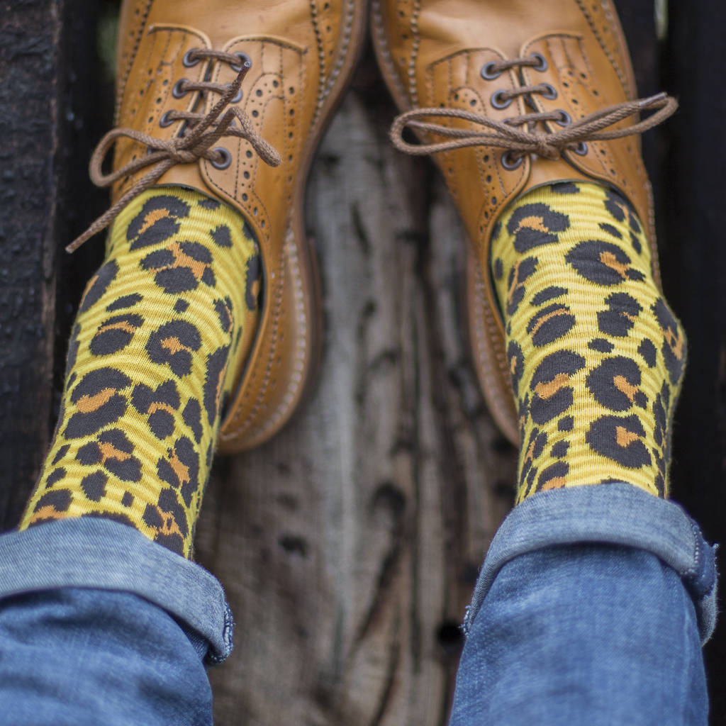 Endangered Leopard Spot Fine Sock, 1 of 9