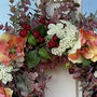 Beatrix Faux Flowers Wreath, thumbnail 2 of 3