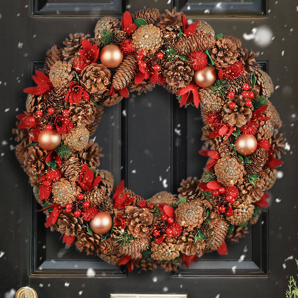 Canterbury Giant Luxury Christmas Wreath, 1 of 5