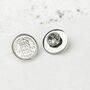 Personalised 80th Birthday Sixpence Tie Or Brooch Pin, thumbnail 1 of 6