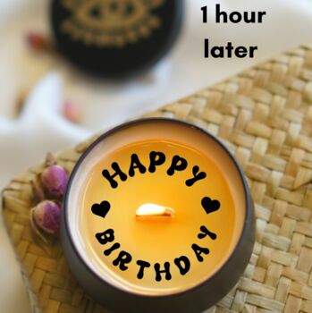 Happy Birthday Secret Message Candle, 4 of 4