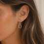 Horseshoe Drop Lightweight Earrings With Circle Frame, thumbnail 6 of 6