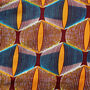 Yellow And Blue Eyes African Print Lampshade, thumbnail 7 of 7