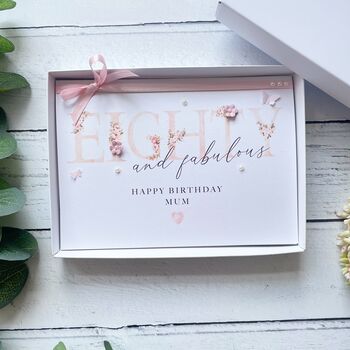 80 And Fabulous Handmade Birthday Card, 2 of 5