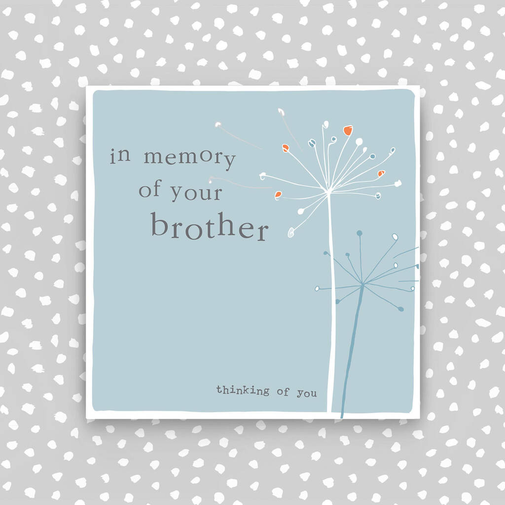 Brother Sympathy Card