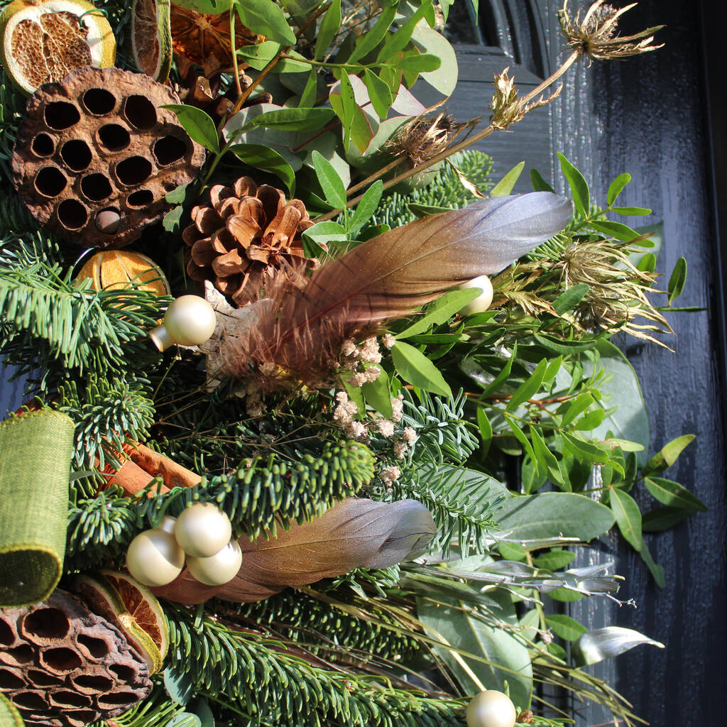 Fresh Christmas Wreath Making Kit By The Flower Collective