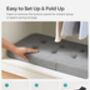 Storage Ottoman Flipping Lid Foldable Storage Bench, thumbnail 7 of 8