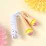 Personalised Ice Cream Shaped Wooden Skipping Rope, thumbnail 1 of 5