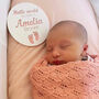 New Baby Arrival Announcement Plaque, Photo Prop, thumbnail 2 of 12