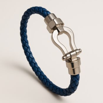 Personalised Horseshoe Leather Bracelet, 12 of 12
