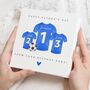 Personalised Grandad Football Shirt Fathers Day Card, thumbnail 1 of 7