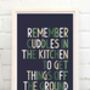 Remember Cuddles In The Kitchen Print, thumbnail 6 of 8