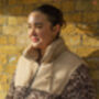 Leopard Print Waterproof And Teddy Mix Jacket, thumbnail 6 of 7