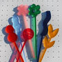 Colourful Acrylic Personalised Cake Toppers, thumbnail 4 of 7