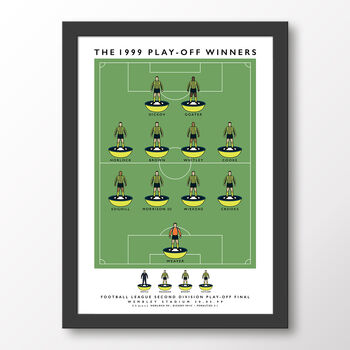 Manchester City 1999 Play Off Final Winners Poster, 7 of 7
