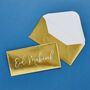 Eid Mubarak Gold Money Envelopes, thumbnail 1 of 3