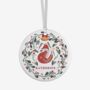 Personalised Christmas Bauble Christmas Fox, thumbnail 4 of 4