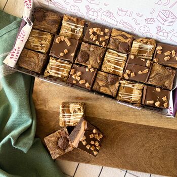 Father's Day Brownie Treat Box Letterbox Gift, 7 of 8