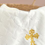 Personalised Ivory Christening Blanket, thumbnail 3 of 7