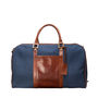 Canvas/Leather Large Luggage Bag. ' The Giovane L', thumbnail 2 of 10