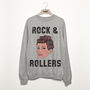 Rock And Rollers Women’s Slogan Sweatshirt, thumbnail 2 of 2