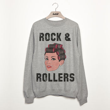 Rock And Rollers Women’s Slogan Sweatshirt, 2 of 2