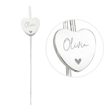 Personalised Engraved Heart Bookmark Keepsakes, 4 of 5