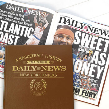 New York Knicks Personalised Nba Basketball Gift Newspaper Book, 7 of 10