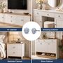 Skydew Speckled Round Shaped Ceramic Knob, thumbnail 4 of 8