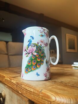 Extra Large Jug In King Peacock Design, 8 of 8