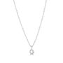 Sterling Silver Crystal Initial Necklace, thumbnail 5 of 10