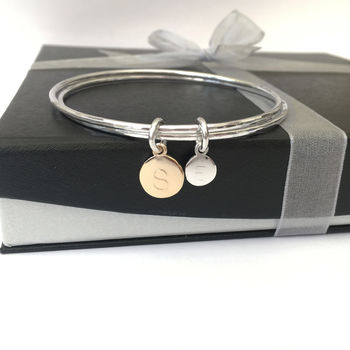 Personalised Solar Disk Bangle, 3 of 4