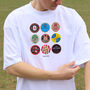 Sunderland Football Beer Mats Oversized T Shirt, thumbnail 4 of 11