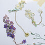 Engraved '30th Anniversary' Enamelled Flower Bookmark, thumbnail 4 of 8