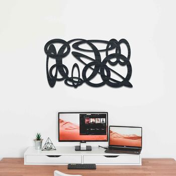 Orbit Abstract: Wooden Circle Wall Art For Modern Homes, 5 of 12