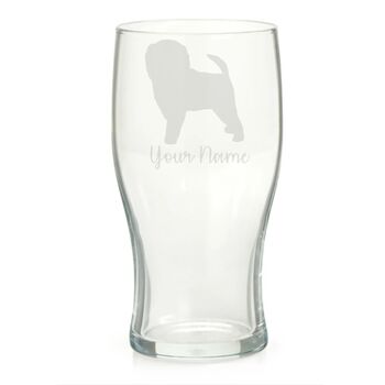Personalised Affenpinscher Engraved Glass, 4 of 6