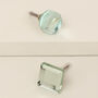 G Decor Alma Crystal Clear Mirror Glass Pull Knobs, thumbnail 3 of 4
