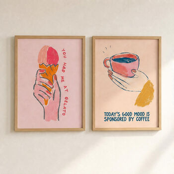 Set Of Six Food And Drink Themed Art Prints Bundle, 8 of 8