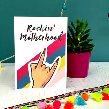 Rockin' Motherhood Greeting Card, 2 of 2