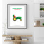 Personalised 'Farmer Christmas Is Coming To Town' Print, thumbnail 2 of 4