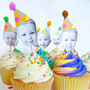 Happy Head Personalised Cupcake Toppers, thumbnail 2 of 5
