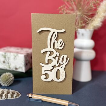 Personalised Big 50 Birthday Card, 2 of 12
