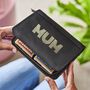 Mum Leather Playing Card Holder With Cards, thumbnail 4 of 5
