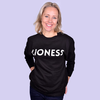 'Lioness' Unisex Sweatshirt Jumper, 2 of 11