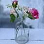 Rose Bouquet In Glass Vase, thumbnail 2 of 12