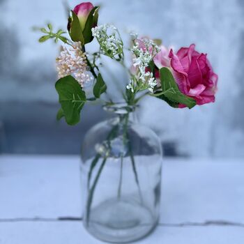 Rose Bouquet In Glass Vase, 2 of 12