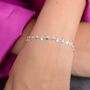 Personalised Mini Silver Star Cluster Bracelet, thumbnail 5 of 9