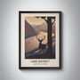 Lake District National Park Travel Poster Art Print, thumbnail 1 of 8