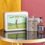 Personalised Hip Flask And Whiskey Set Golf Green, thumbnail 1 of 5